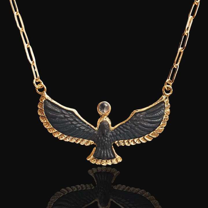 Soaring Spirit Ebony Bird Necklace Necklace Shop Dreamers of Dreams