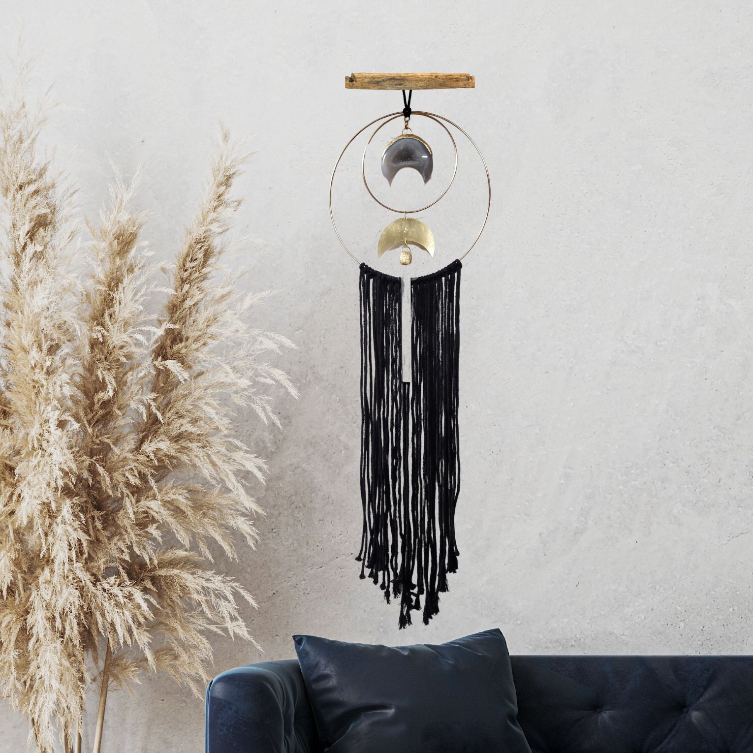 Ancestor Moon Wall Hanging Black Wall Hanging Shop Dreamers of Dreams