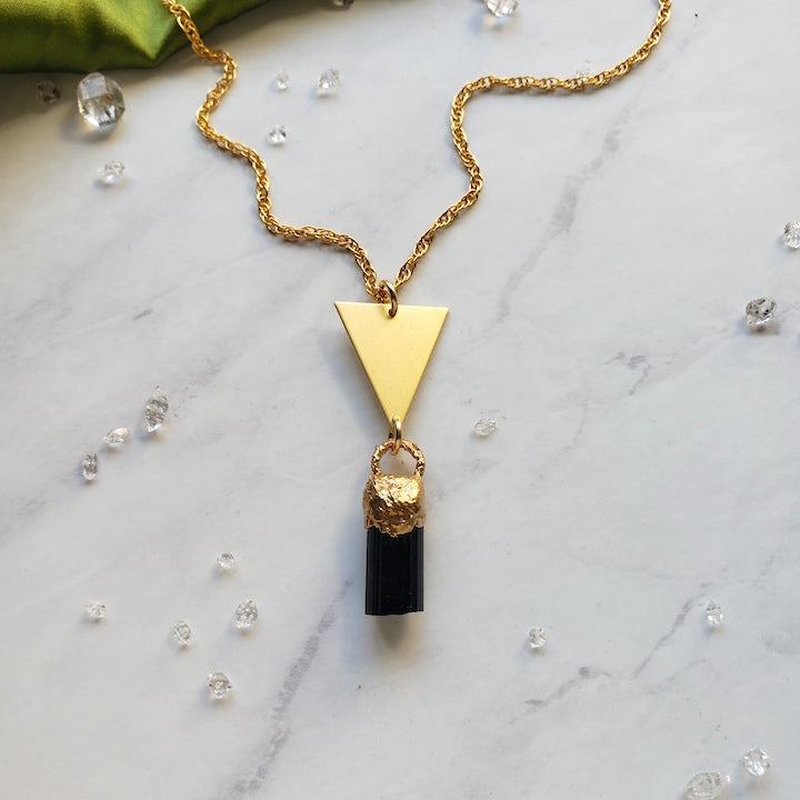Black Tourmaline Necklace Necklace Shop Dreamers of Dreams