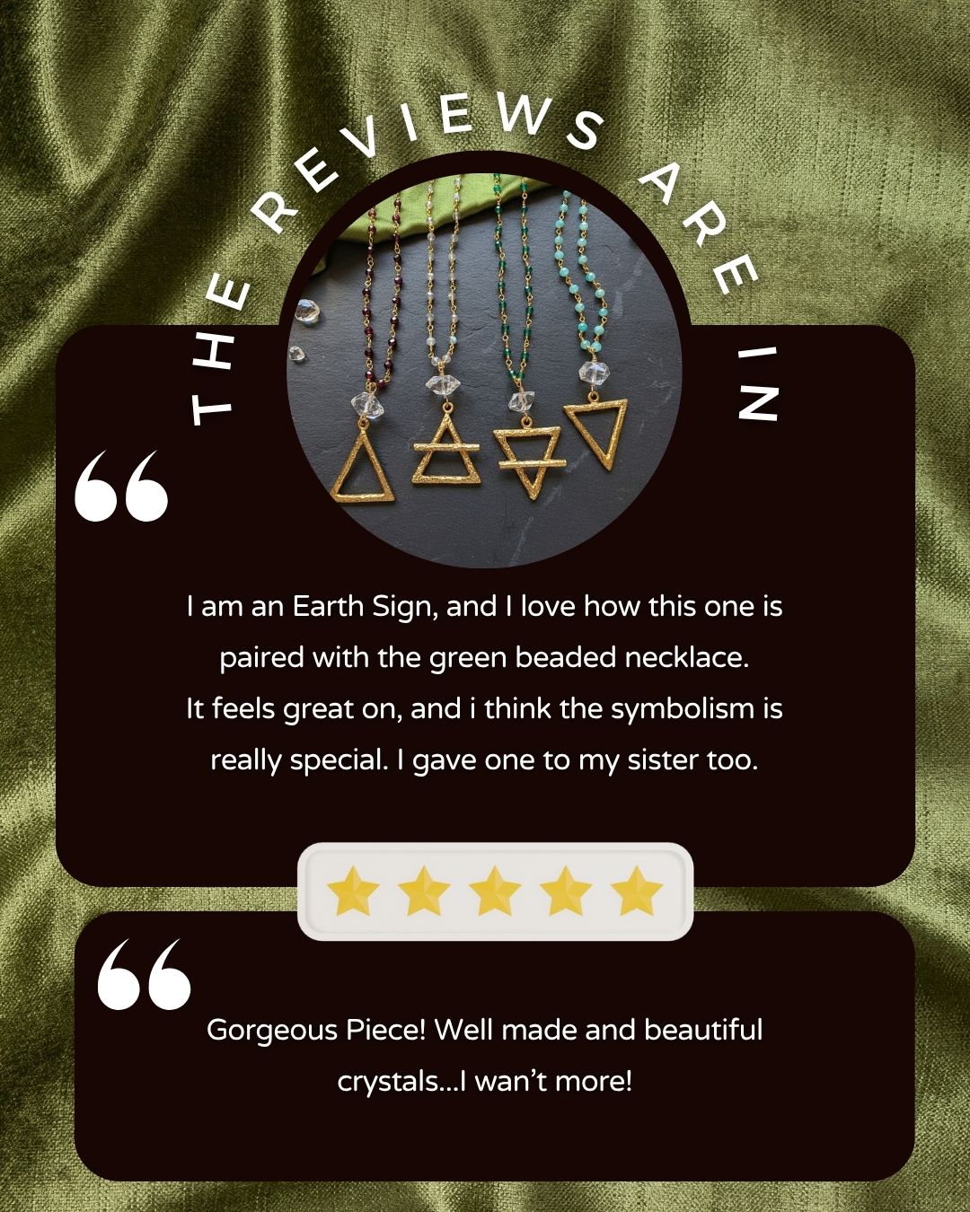 Earth Element Necklace Necklace Shop Dreamers of Dreams