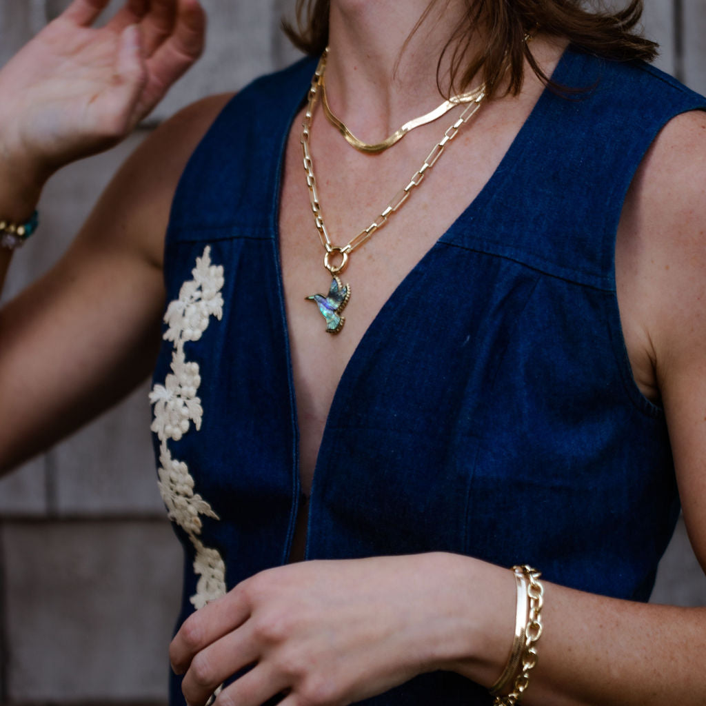 Petite Hummingbird Spirit Necklace Necklace Shop Dreamers of Dreams