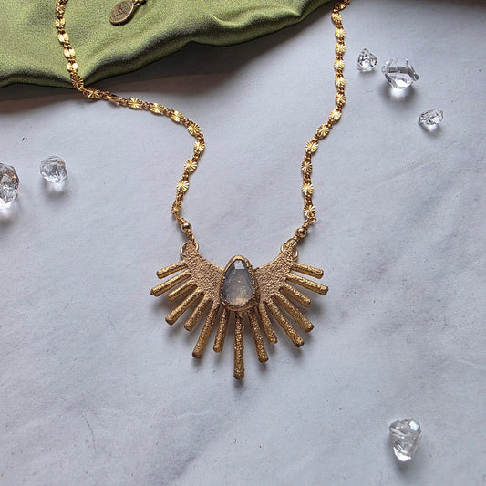 Moonstone Aura Necklace Necklaces Shop Dreamers of Dreams