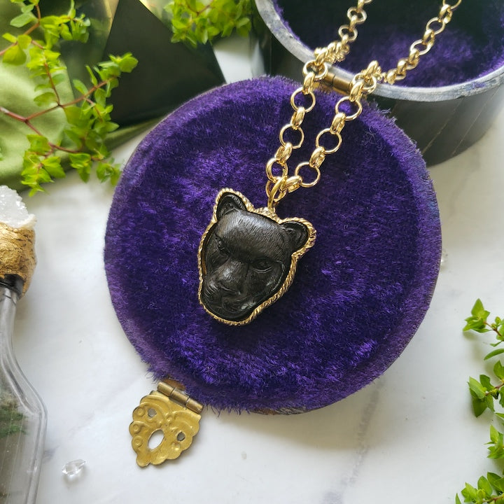 Mama Panther Spirit | Grace + Fortitude Necklace Necklace Shop Dreamers of Dreams