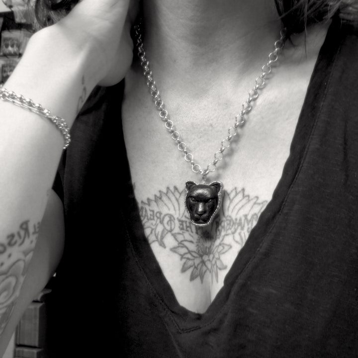 Mama Panther Spirit | Grace + Fortitude Necklace Necklace Shop Dreamers of Dreams