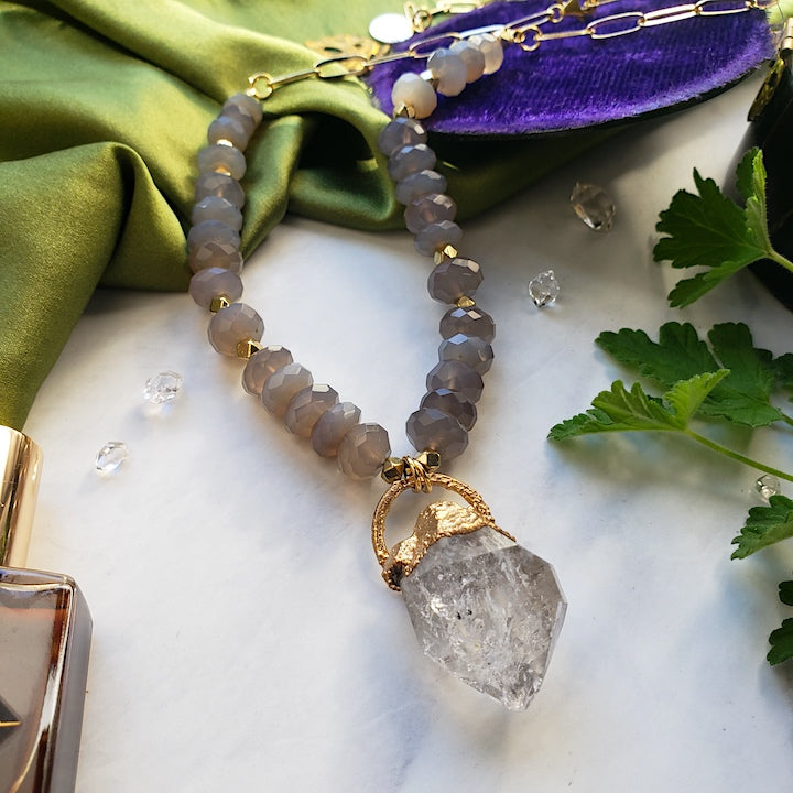 Diamond Quartz Elevate Necklace Necklace Shop Dreamers of Dreams