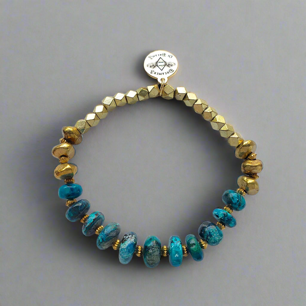 Chrysocolla Love Armor Bracelet Bracelet Shop Dreamers of Dreams