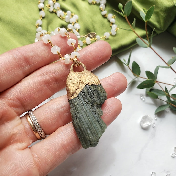 Emerald Oracle Necklace Necklaces Shop Dreamers of Dreams