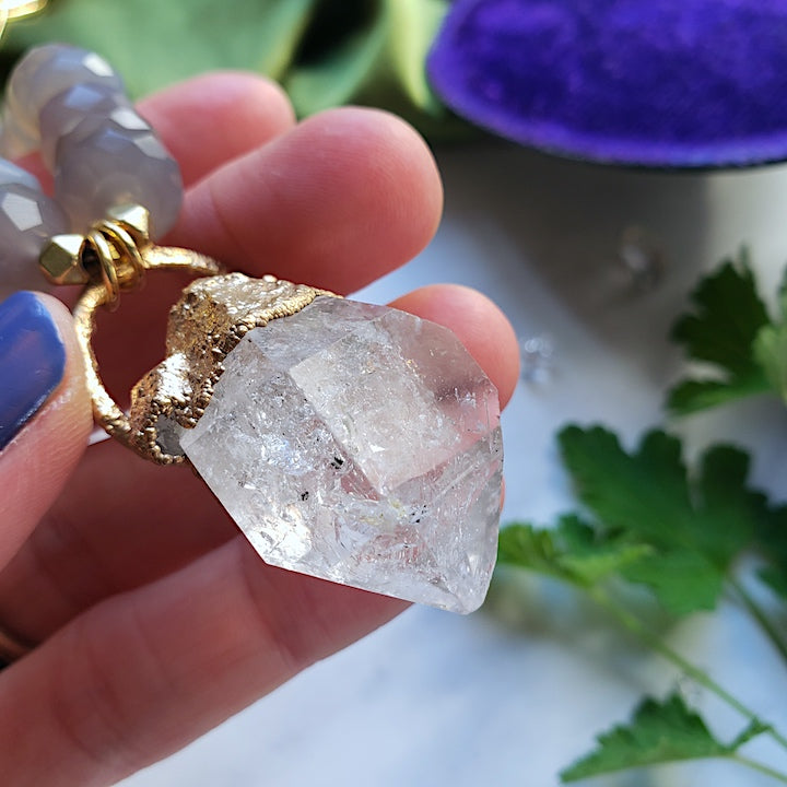 Diamond Quartz Elevate Necklace Necklace Shop Dreamers of Dreams