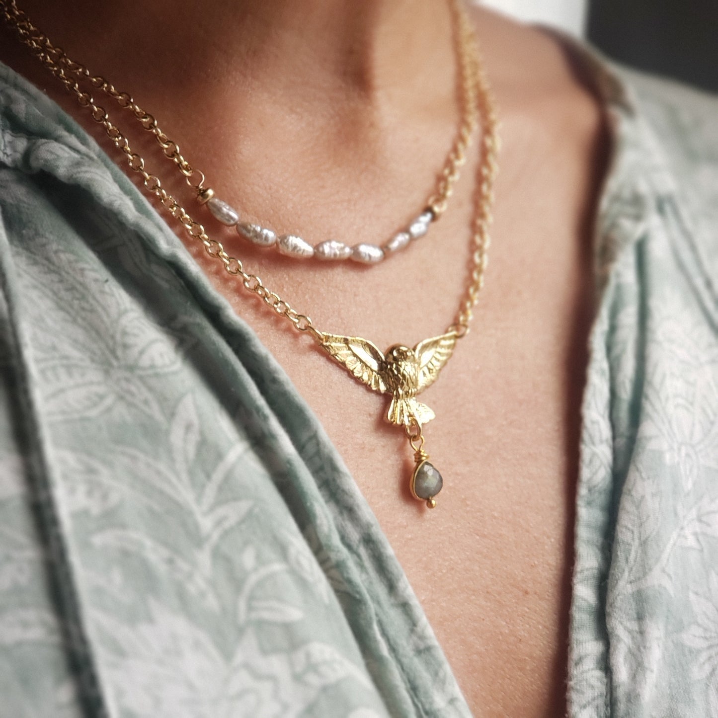 Owl of Intuition Necklace necklace Shop Dreamers of Dreams