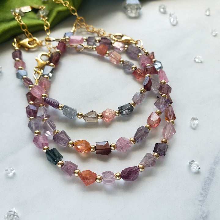 Lavender Spinel Freeform Bracelet Bracelet Shop Dreamers of Dreams