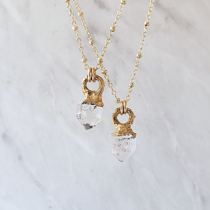 Herkimer Dainty Queen Necklace - Pre Order Necklace Shop Dreamers of Dreams