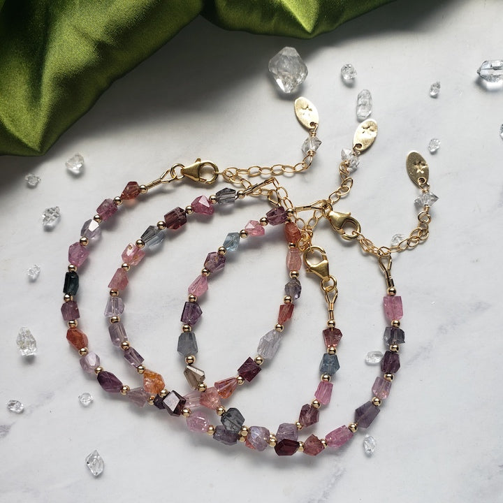 Lavender Spinel Freeform Bracelet Bracelet Shop Dreamers of Dreams