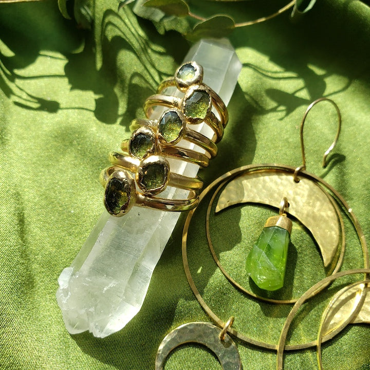 Peridot Prism Ring RING Shop Dreamers of Dreams
