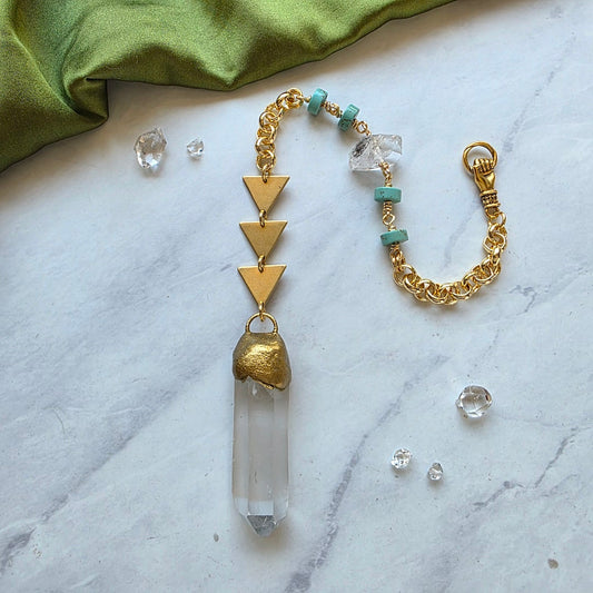 Lemurian Quartz Point Pendulum pendulum Shop Dreamers of Dreams