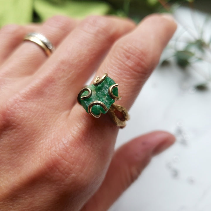 Emerald Prosperity Ring Ring Shop Dreamers of Dreams