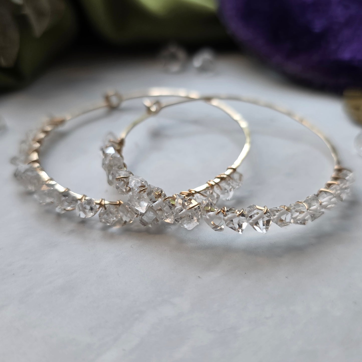Rockstar Diamond Hoops Hoop Earrings Shop Dreamers of Dreams
