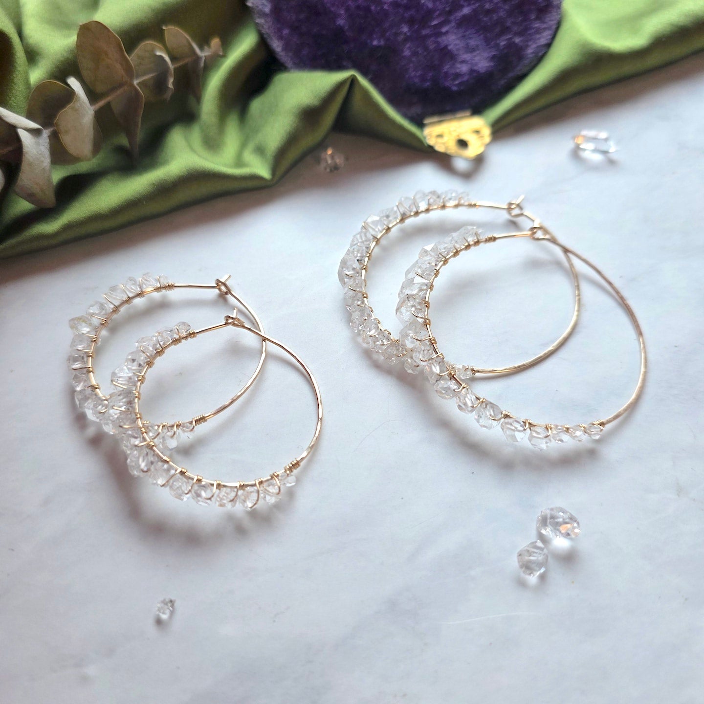 Rockstar Diamond Hoops Hoop Earrings Shop Dreamers of Dreams