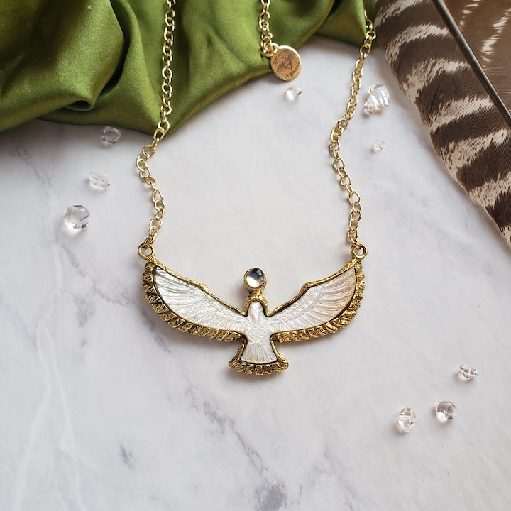 Soaring Spirit Shell Bird Necklace Necklace Shop Dreamers of Dreams