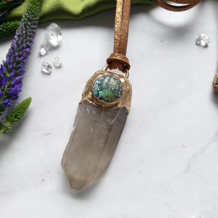 Smokey Quartz Talisman Necklace Necklace Shop Dreamers of Dreams