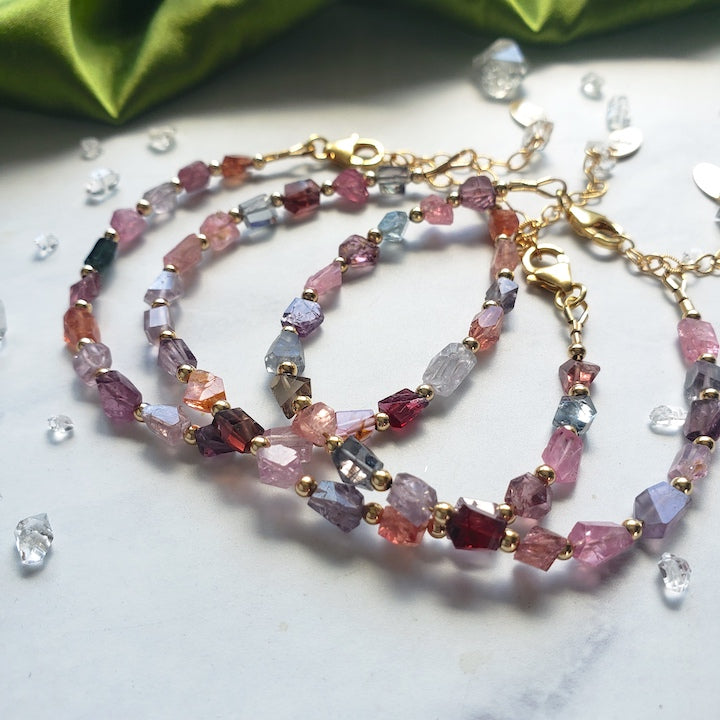 Lavender Spinel Freeform Bracelet Bracelet Shop Dreamers of Dreams