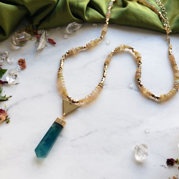 Aurora Opal Priestess Necklace Necklace Shop Dreamers of Dreams