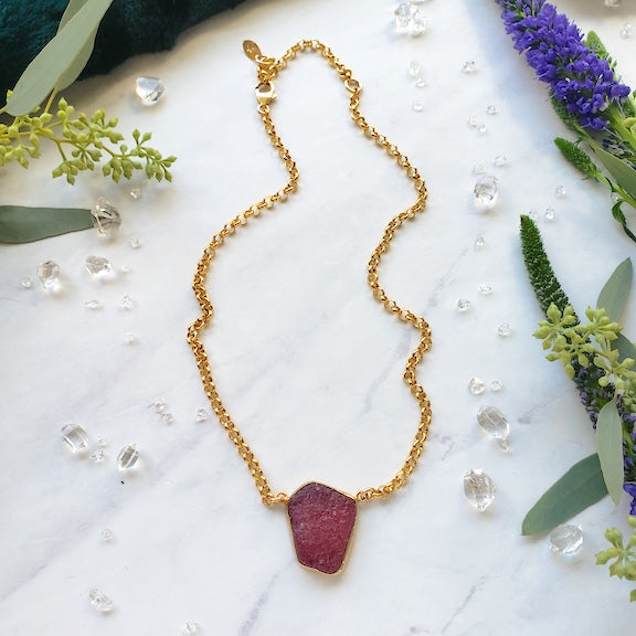 Lover Ruby Necklace Jewelry Shop Dreamers of Dreams