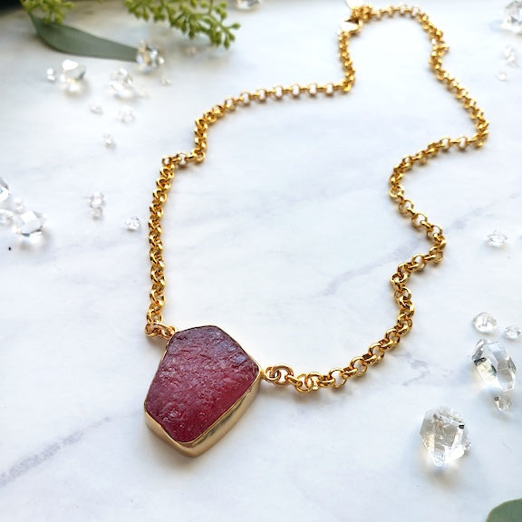 Lover Ruby Necklace Jewelry Shop Dreamers of Dreams