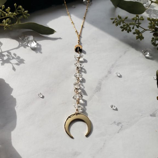 Solstice Moon Drop Necklace Necklace Shop Dreamers of Dreams