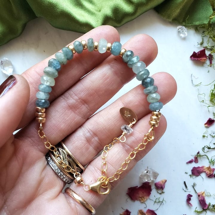 Moss Aquamarine Bracelet Bracelet Shop Dreamers of Dreams