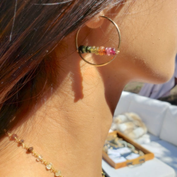 Endless Rainbow Hoops Earrings Shop Dreamers of Dreams