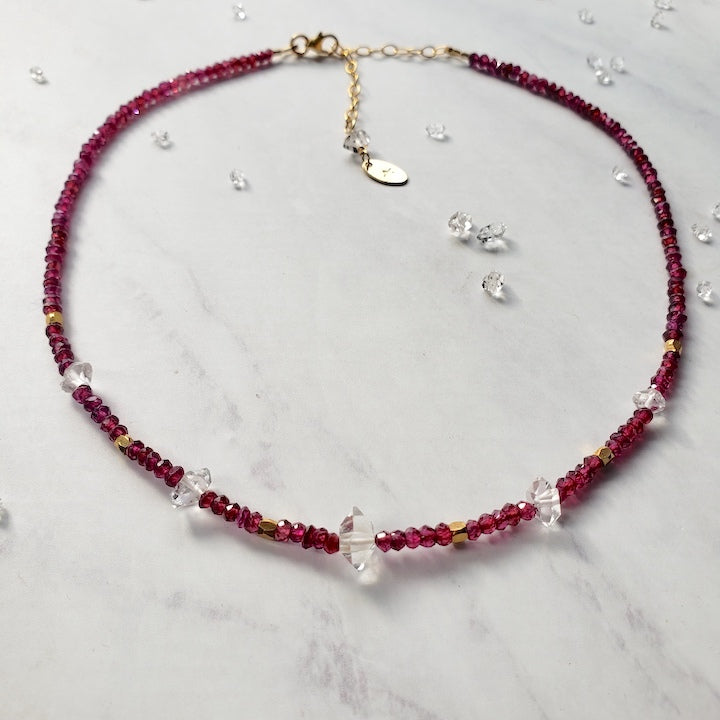 Garnet Amore Necklace Necklace Shop Dreamers of Dreams
