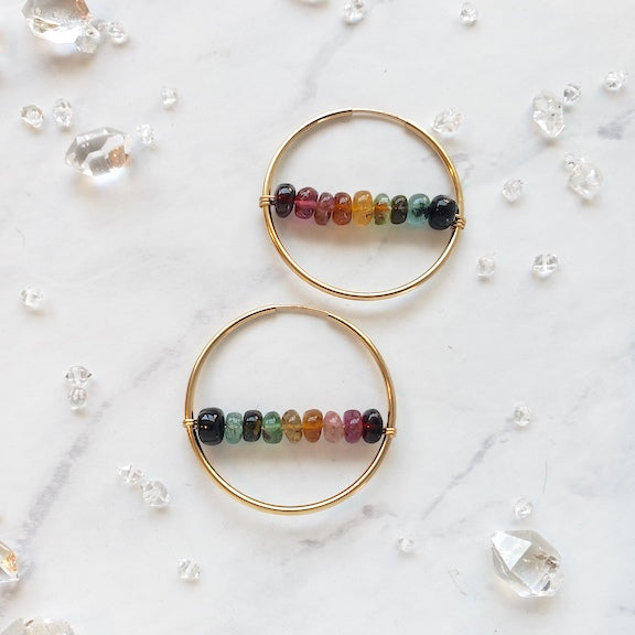 Endless Rainbow Hoops Earrings Shop Dreamers of Dreams