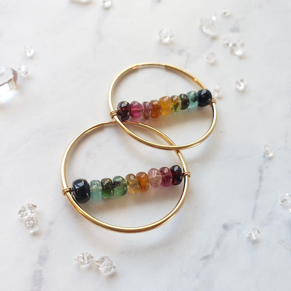 Endless Rainbow Hoops Earrings Shop Dreamers of Dreams
