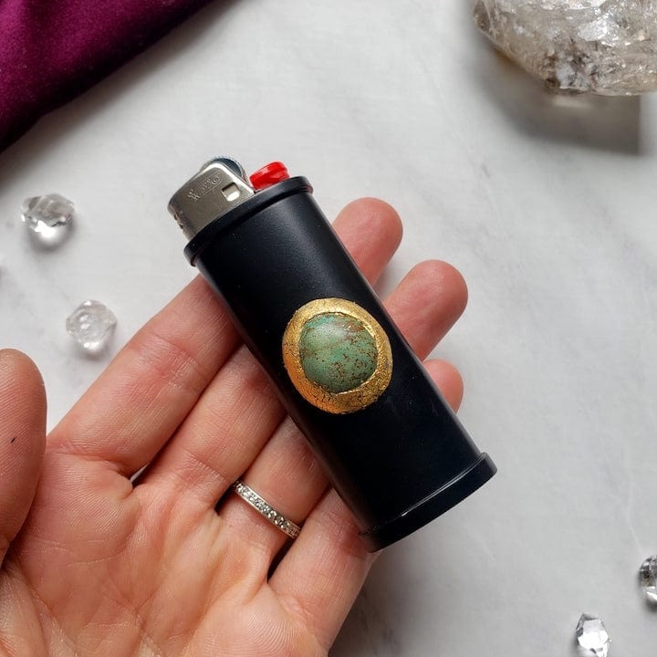 Turquoise lighter sleeve Lighter Case Shop Dreamers of Dreams