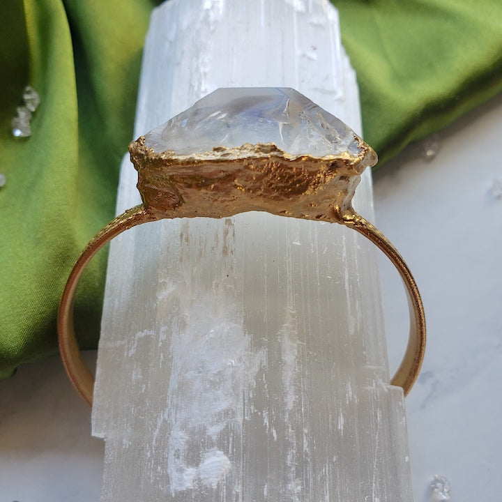 Herkimer Quartz Cuff Bracelet Bracelet Shop Dreamers of Dreams