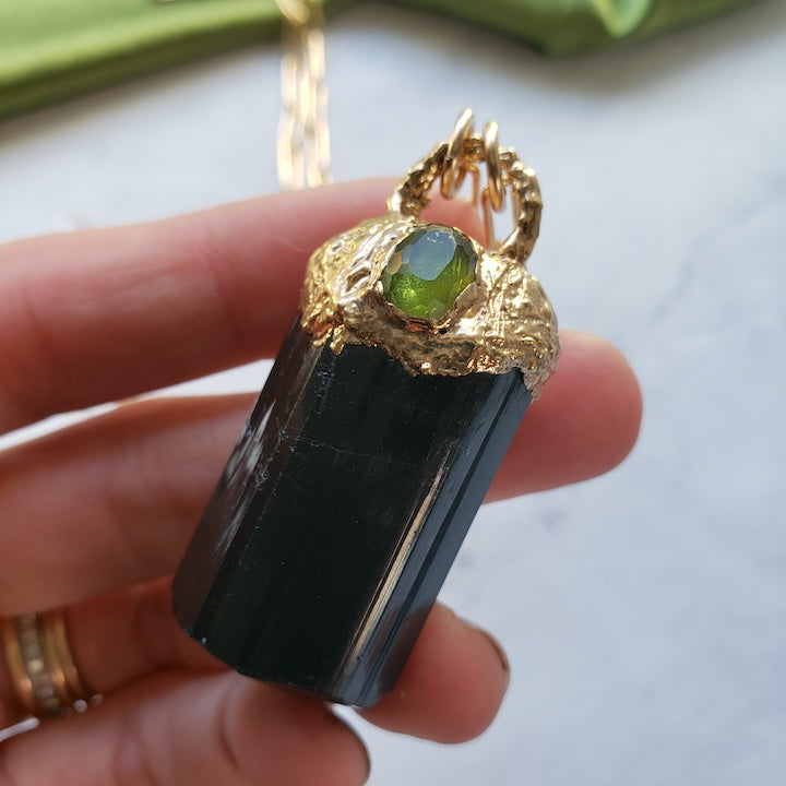 Good Witch Black Tourmaline Amulet Necklace Shop Dreamers of Dreams