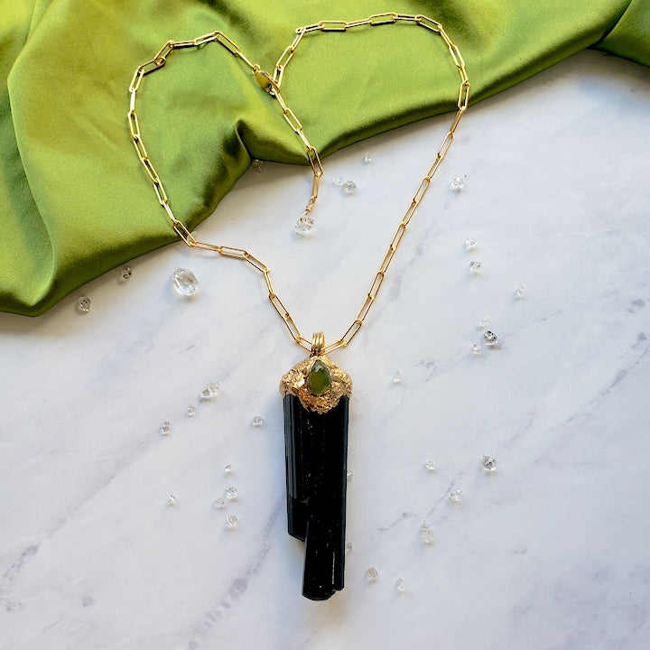Good Witch Black Tourmaline Protection Talisman Necklace Shop Dreamers of Dreams
