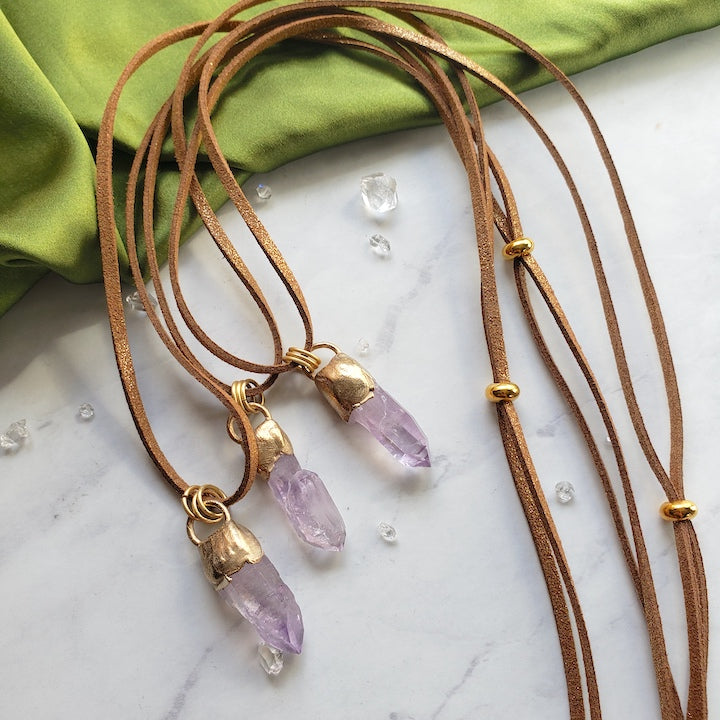 Amethyst Point Necklace Necklace Shop Dreamers of Dreams