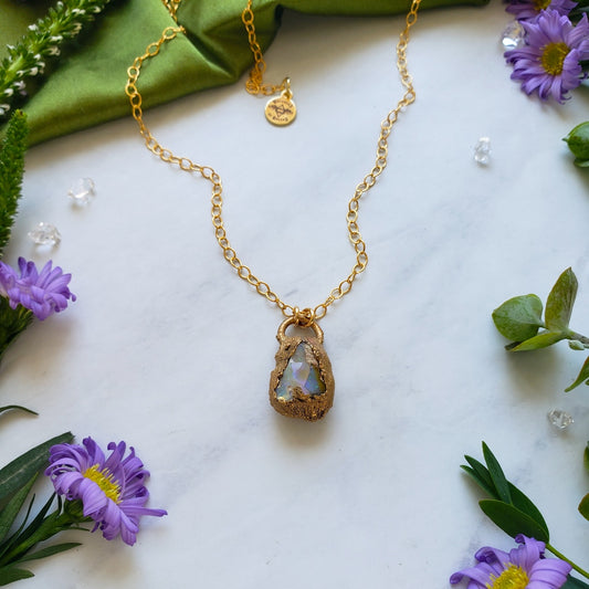 Raw Opal Nugget Necklace