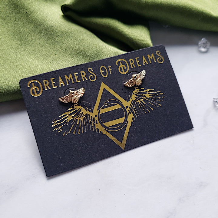 Gold Hawk Studs Earrings Shop Dreamers of Dreams