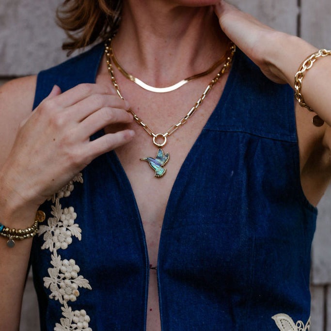 Petite Hummingbird Spirit Necklace Necklace Shop Dreamers of Dreams
