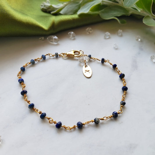 Beaded Lapis Stardust Bracelet Bracelet Shop Dreamers of Dreams