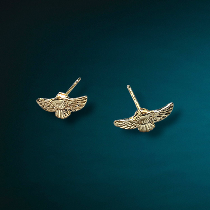 Gold Hawk Studs Earrings Shop Dreamers of Dreams