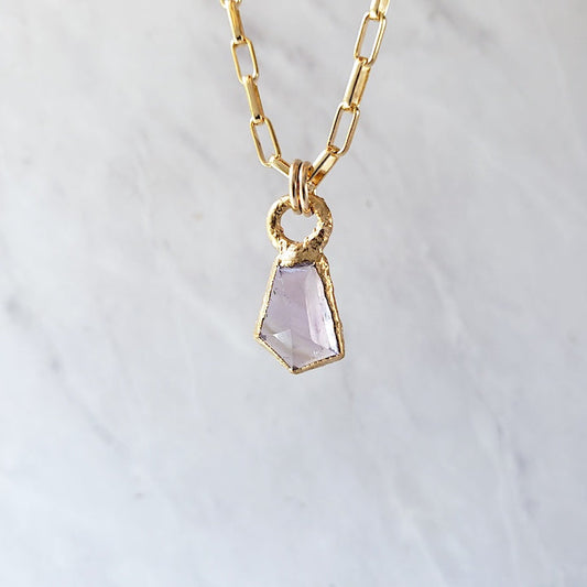 Amethyst Geometric Kite Necklace Necklace Shop Dreamers of Dreams