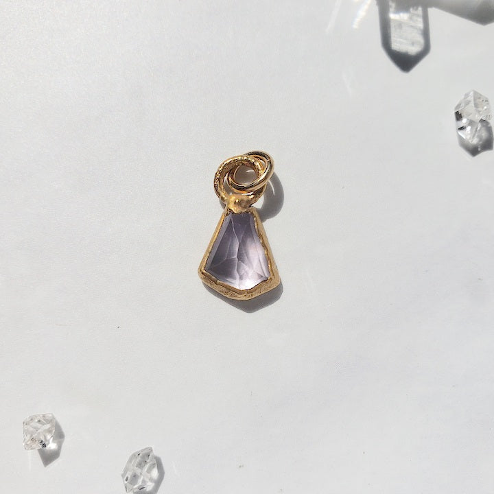 Lavender Amethyst Mini Pendant Necklace Necklace Shop Dreamers of Dreams