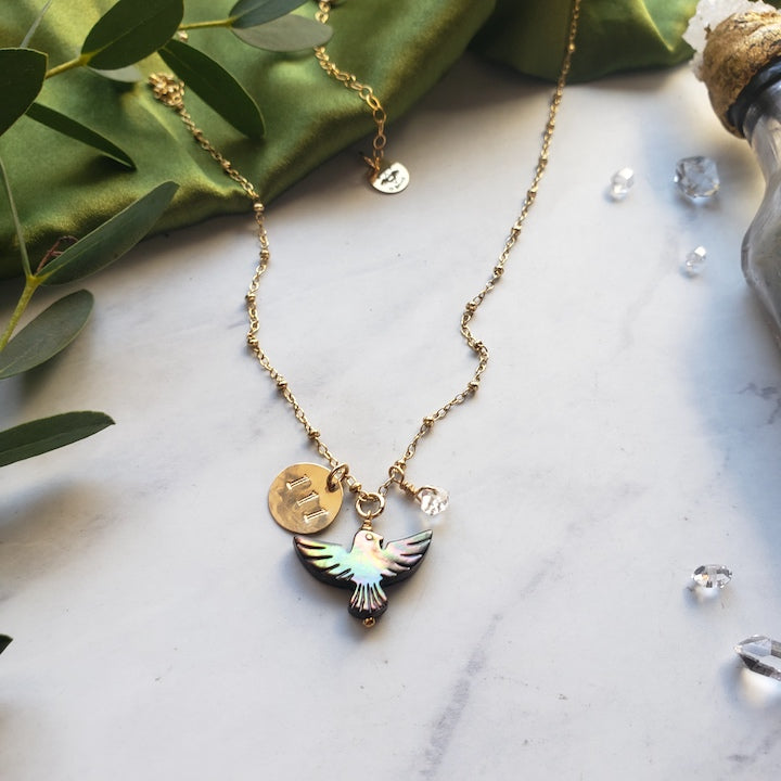 Angel Number Spirit Animal Necklace necklace Shop Dreamers of Dreams