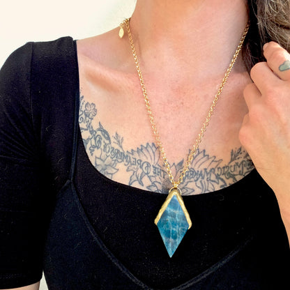 Apatite Manifestation Stone Necklace
