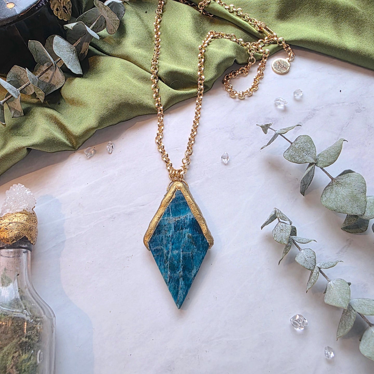 Apatite Manifestation Stone Necklace