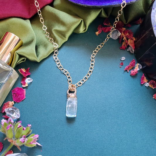 Aquamarine Priestess Necklace Necklace Shop Dreamers of Dreams