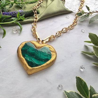 Malachite Courage Necklace